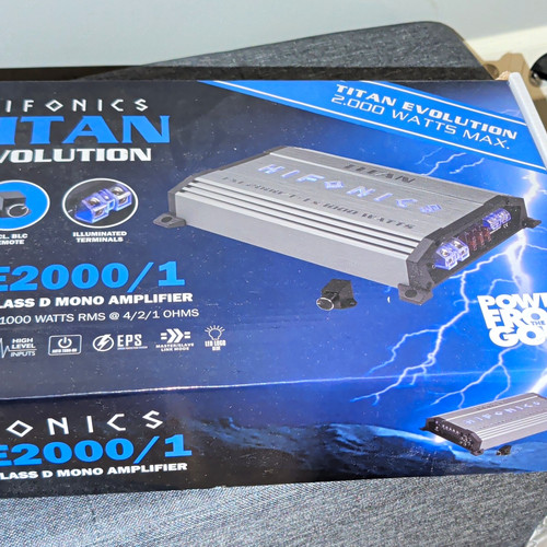 Hifonics txe2000 1000 - 1000, watt