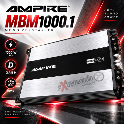 Ampire mbm1000 1 - mbm1000.1-2g, 1-kanal