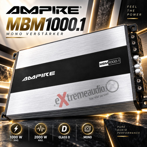 Ampire mbm1000 endstufe mono - ampire,