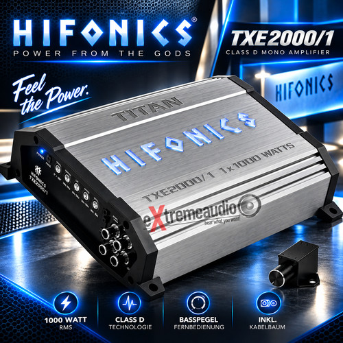 Hifonics txe 2000 - txe, 2000/1
